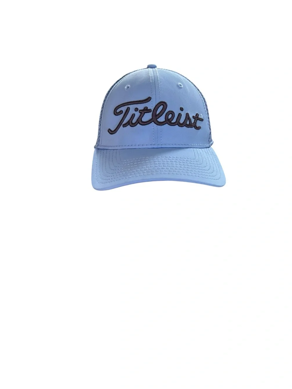 Titleist Tour Sport Mesh Fitted Golf Hat Blue FJ Pro V1 M-L Golf  Breathable